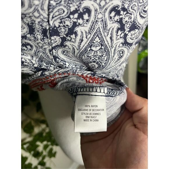 Blue Rain Anthropologie Embroidered Tank Top - Picture 6 of 6